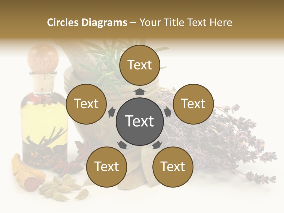 Still Food Leaves PowerPoint Template