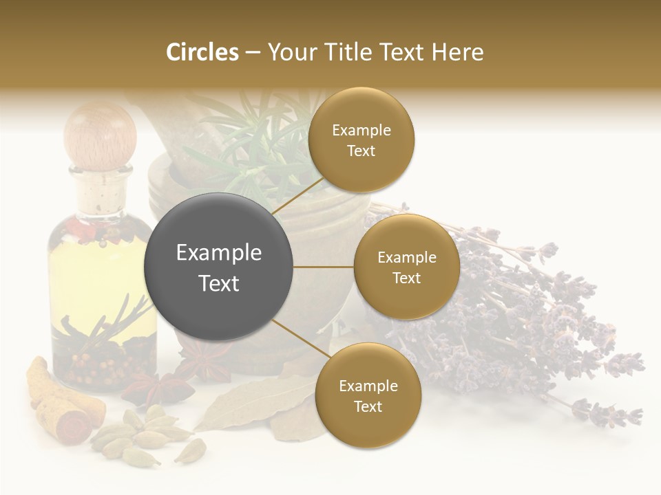 Still Food Leaves PowerPoint Template