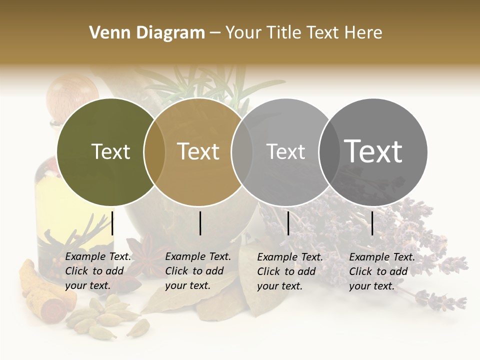 Still Food Leaves PowerPoint Template