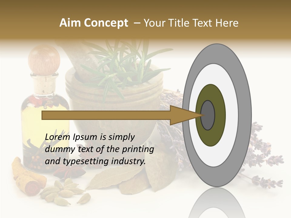 Still Food Leaves PowerPoint Template