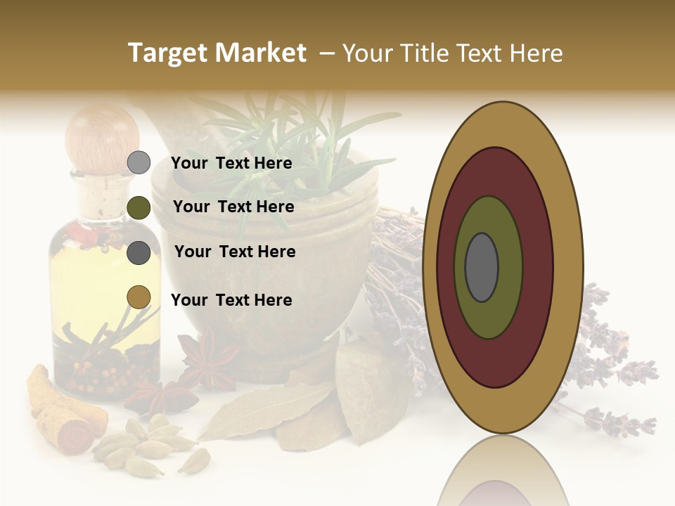 Still Food Leaves PowerPoint Template