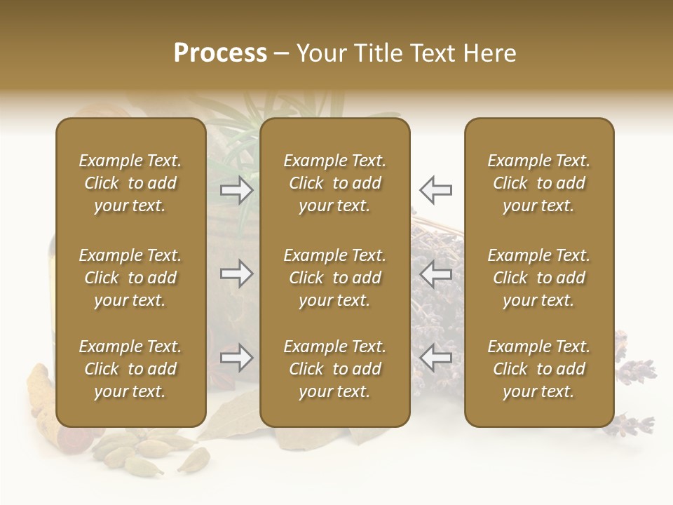 Still Food Leaves PowerPoint Template