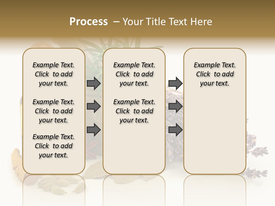Still Food Leaves PowerPoint Template