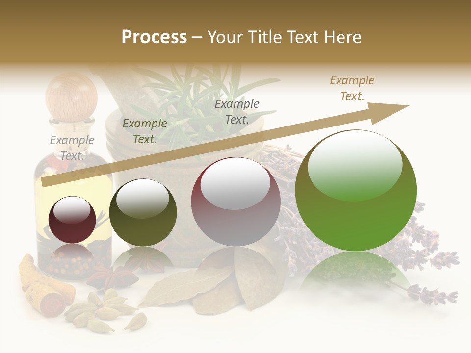 Still Food Leaves PowerPoint Template