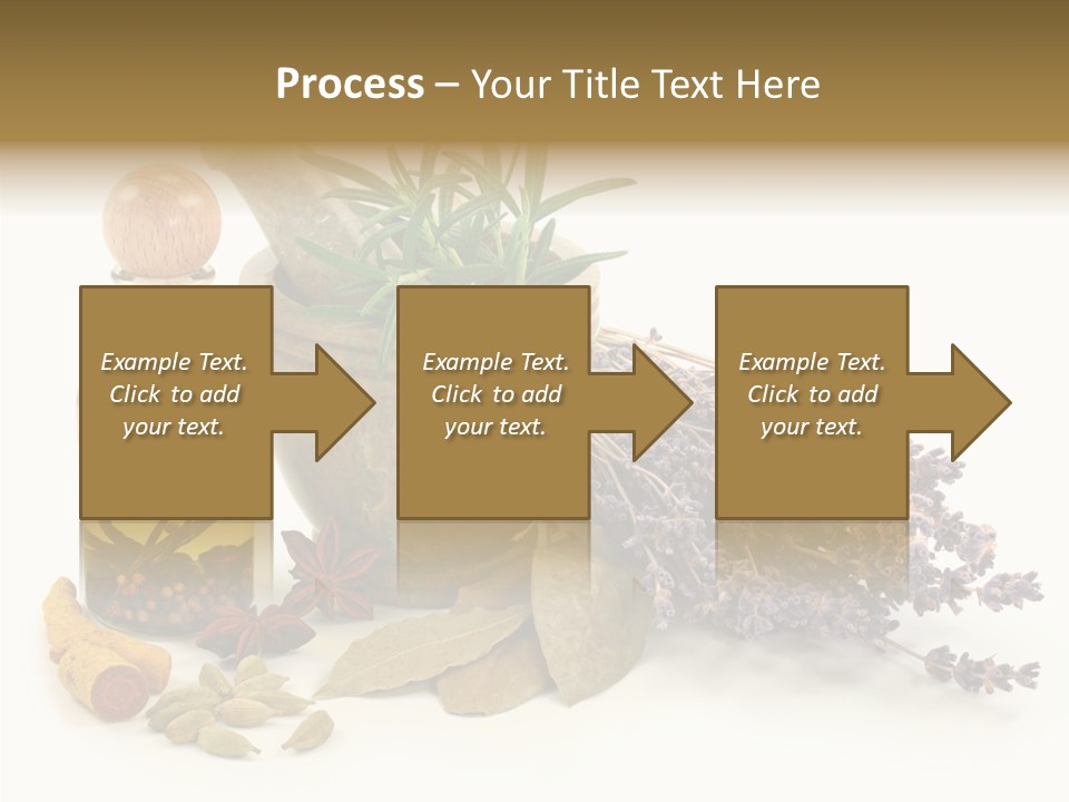 Still Food Leaves PowerPoint Template