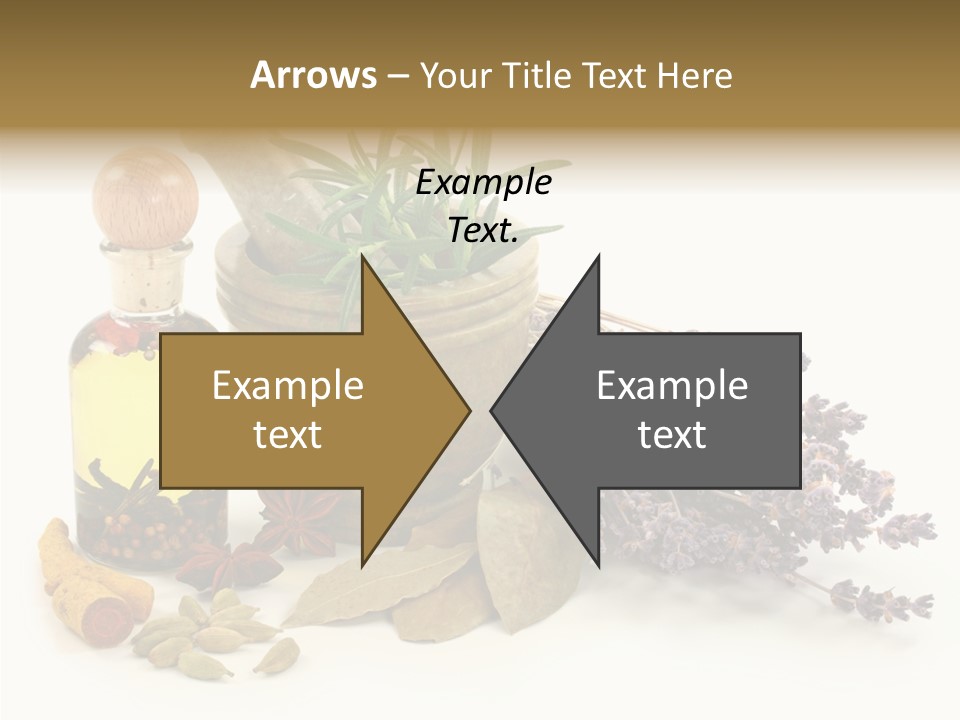 Still Food Leaves PowerPoint Template