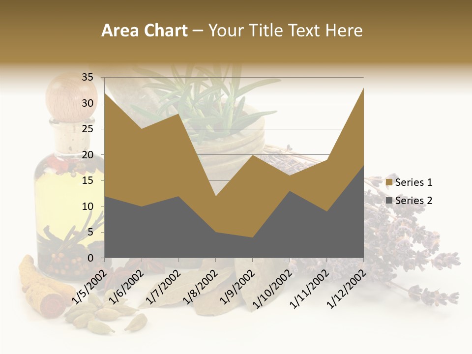 Still Food Leaves PowerPoint Template