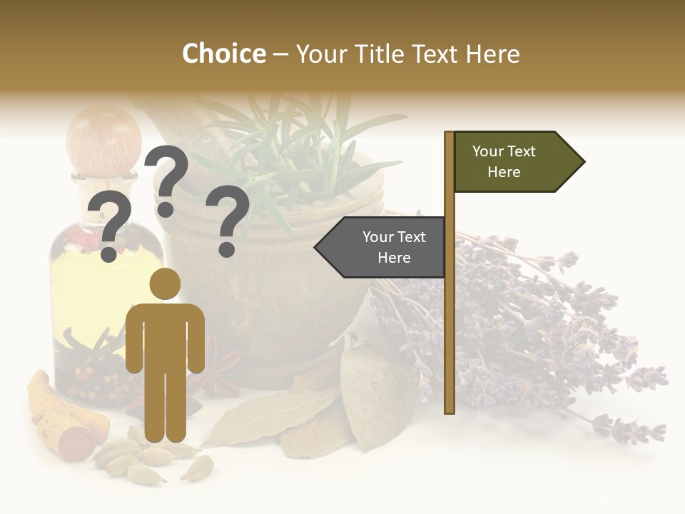 Still Food Leaves PowerPoint Template