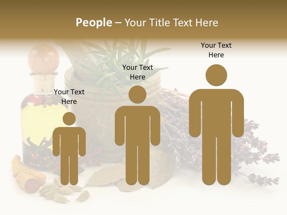 Still Food Leaves PowerPoint Template