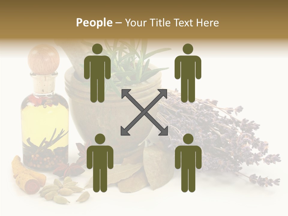Still Food Leaves PowerPoint Template