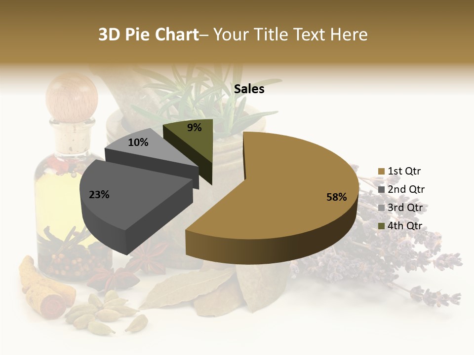 Still Food Leaves PowerPoint Template
