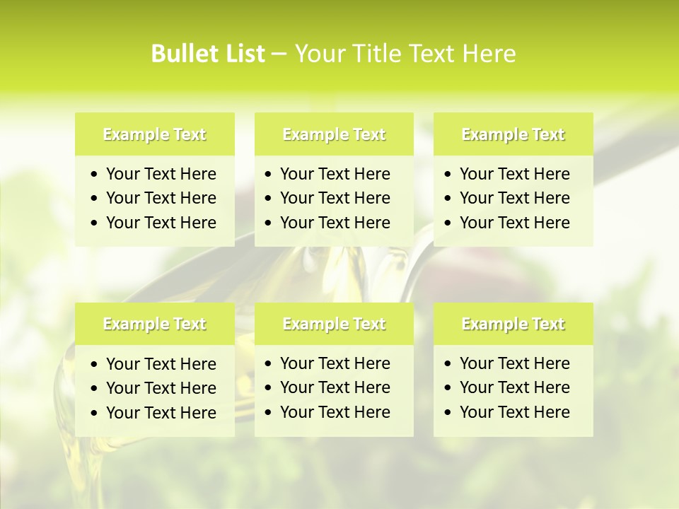 Cholesterol Cook Fresh PowerPoint Template
