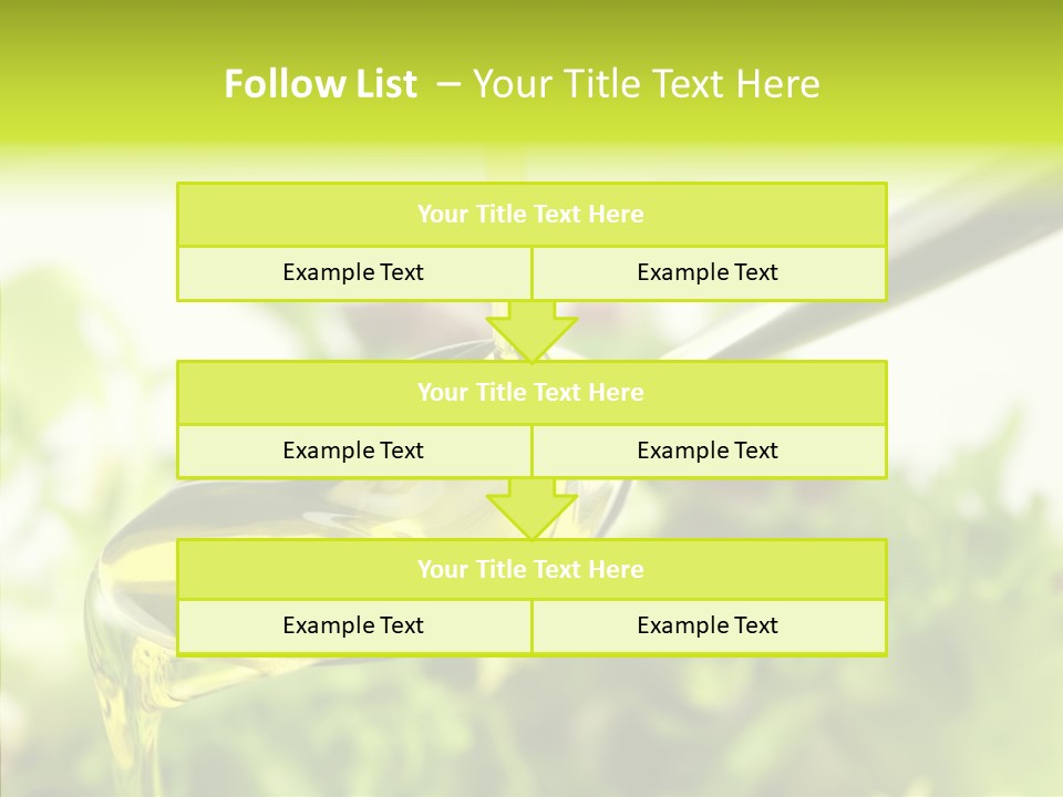 Cholesterol Cook Fresh PowerPoint Template