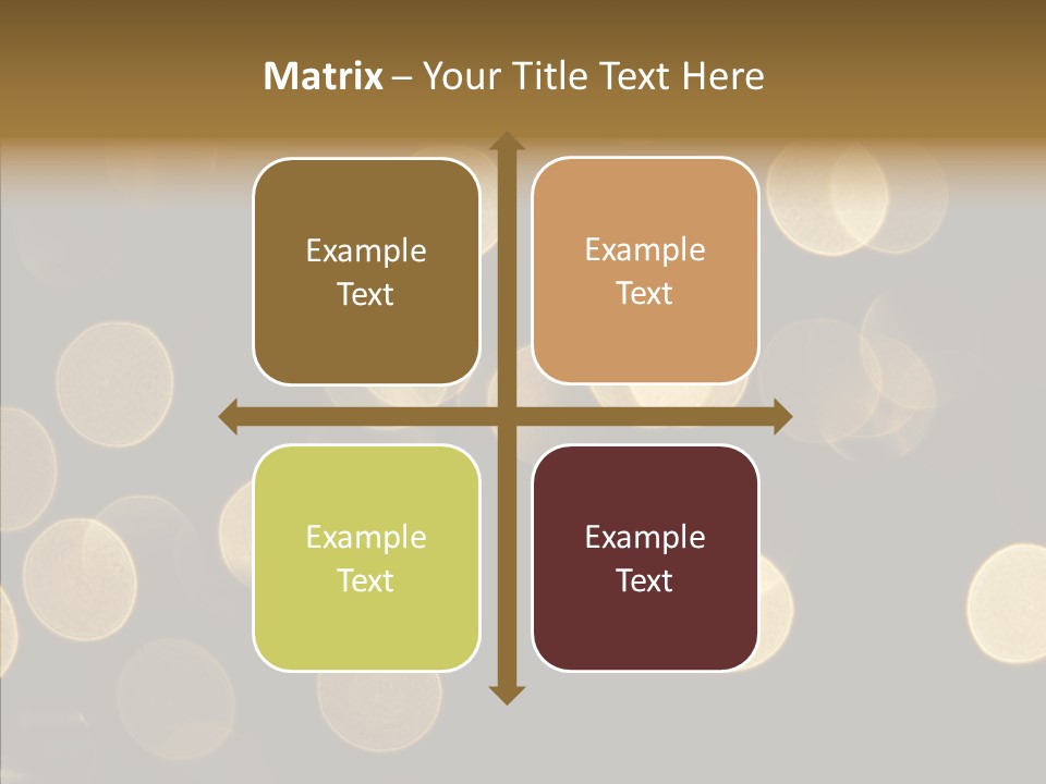 Multicolored Glow Light PowerPoint Template