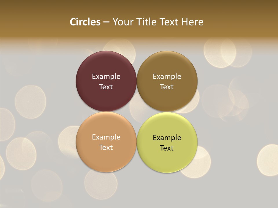 Multicolored Glow Light PowerPoint Template