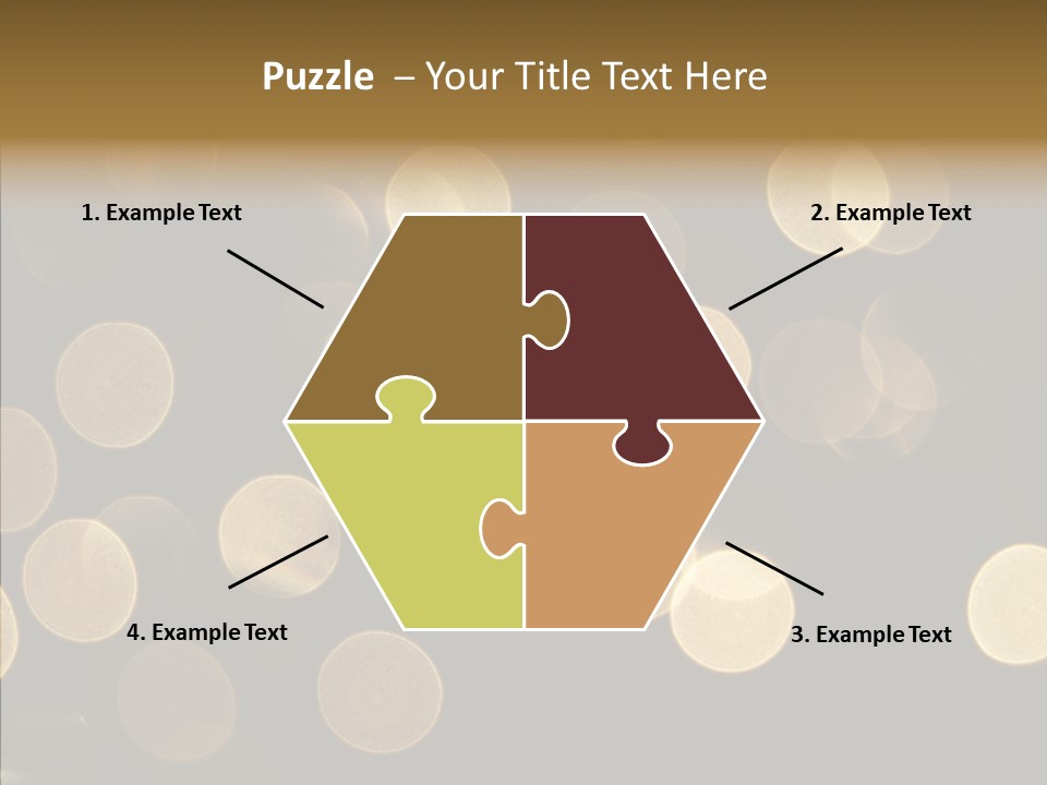 Multicolored Glow Light PowerPoint Template