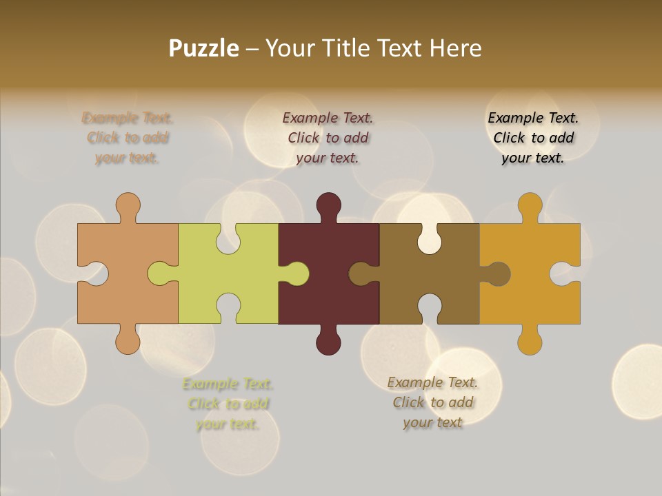 Multicolored Glow Light PowerPoint Template