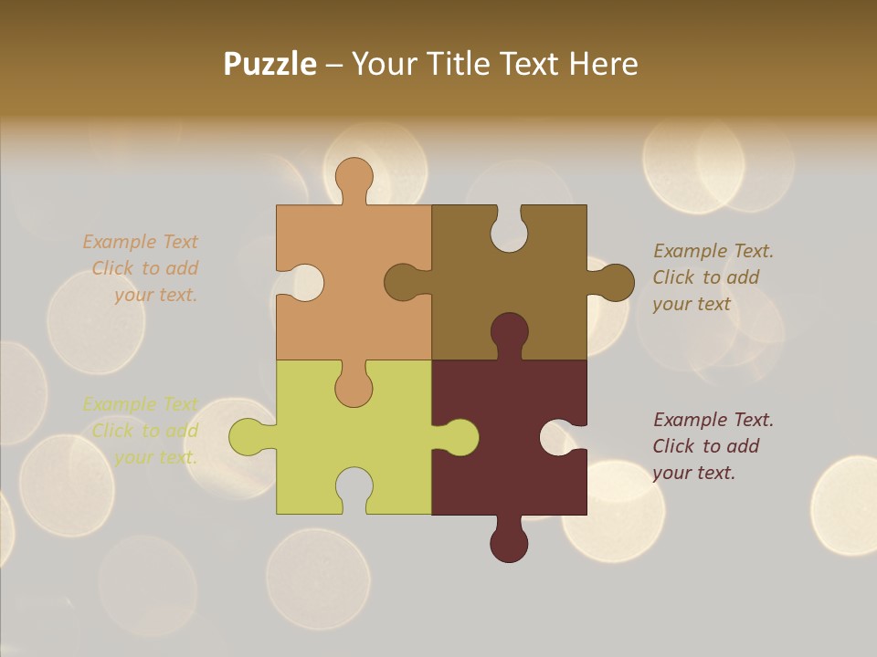 Multicolored Glow Light PowerPoint Template