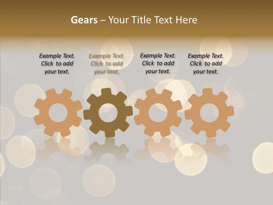 Multicolored Glow Light PowerPoint Template