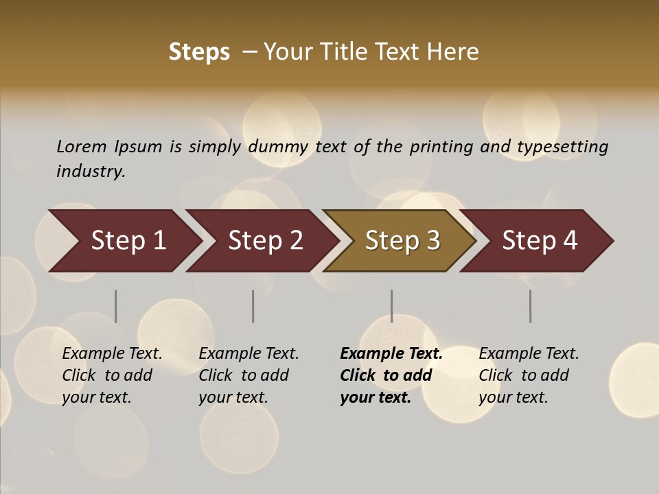 Multicolored Glow Light PowerPoint Template