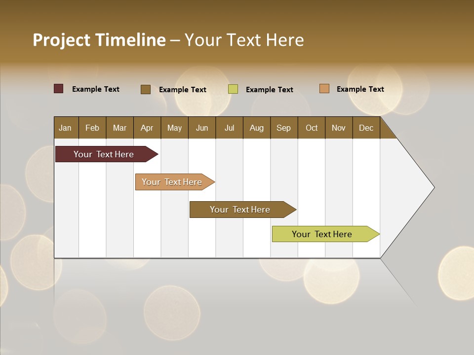 Multicolored Glow Light PowerPoint Template