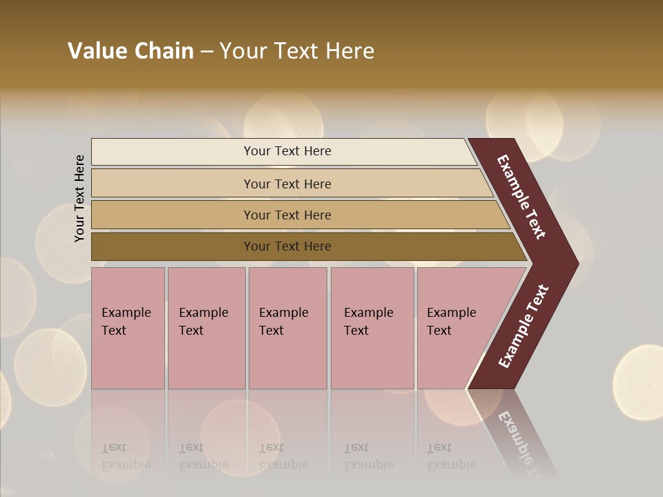 Multicolored Glow Light PowerPoint Template
