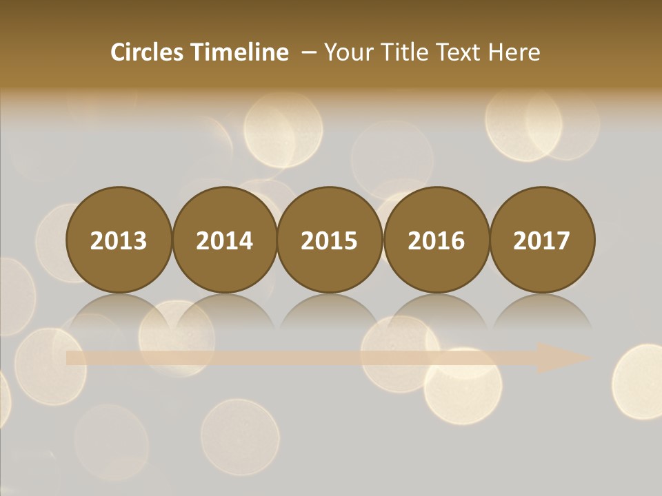 Multicolored Glow Light PowerPoint Template