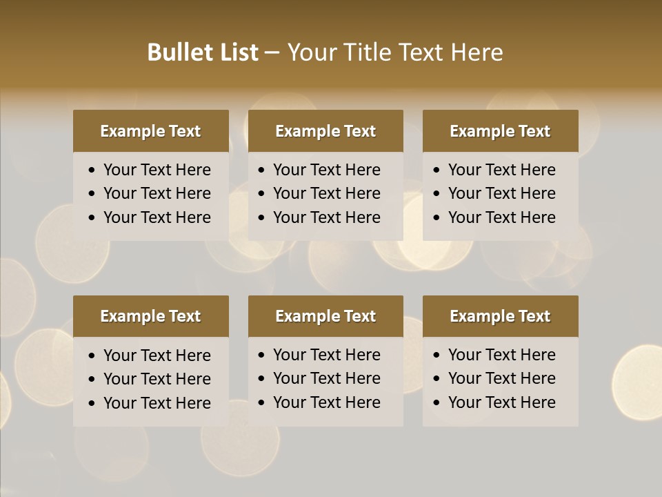 Multicolored Glow Light PowerPoint Template