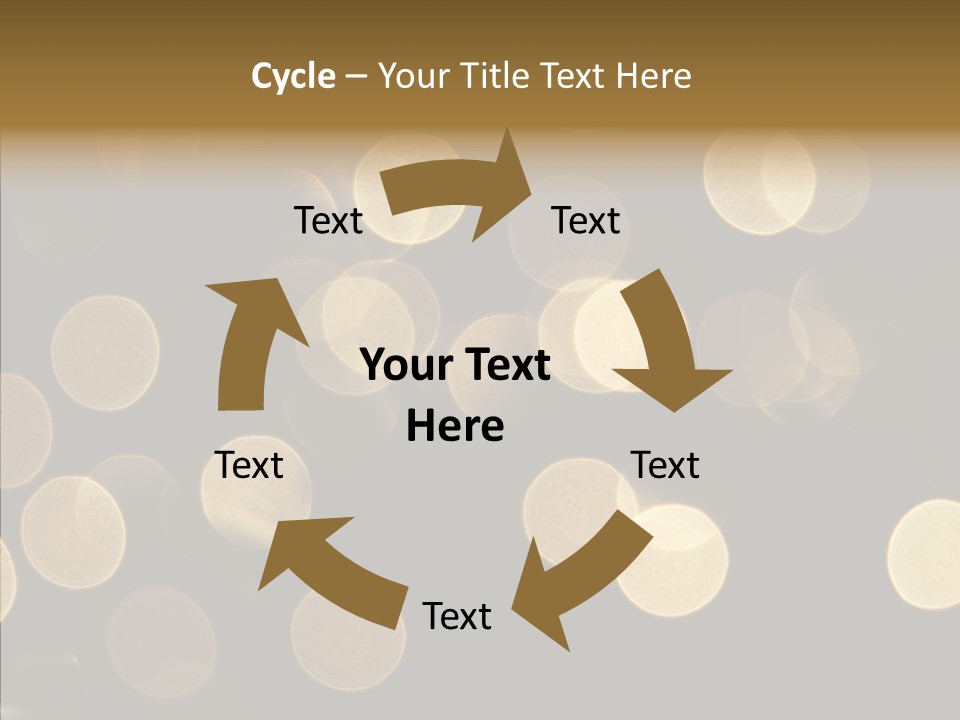 Multicolored Glow Light PowerPoint Template