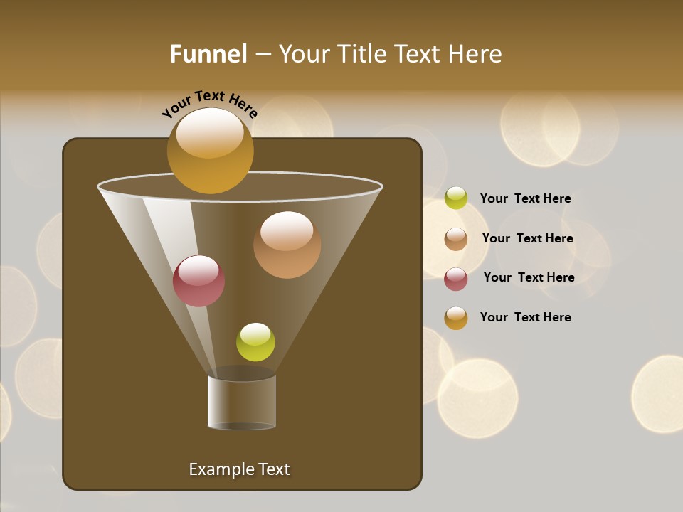 Multicolored Glow Light PowerPoint Template