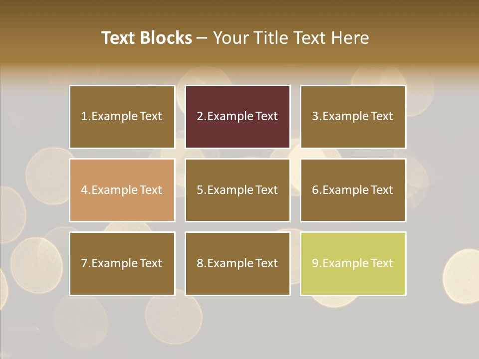 Multicolored Glow Light PowerPoint Template