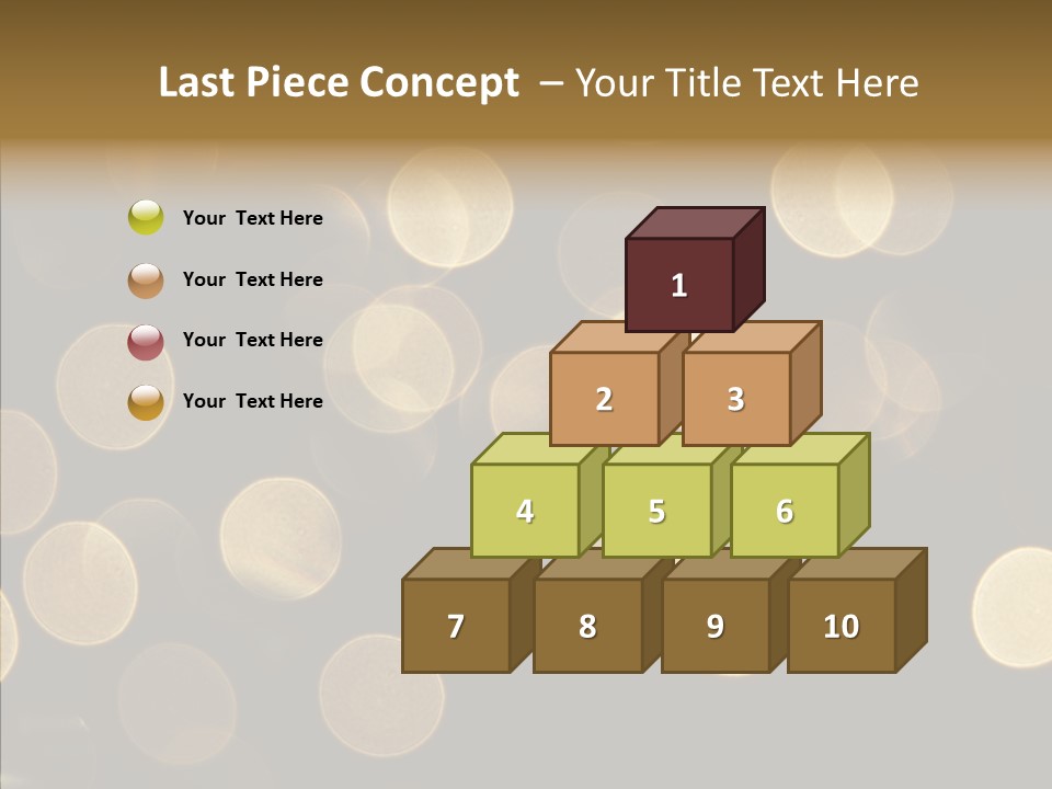 Multicolored Glow Light PowerPoint Template