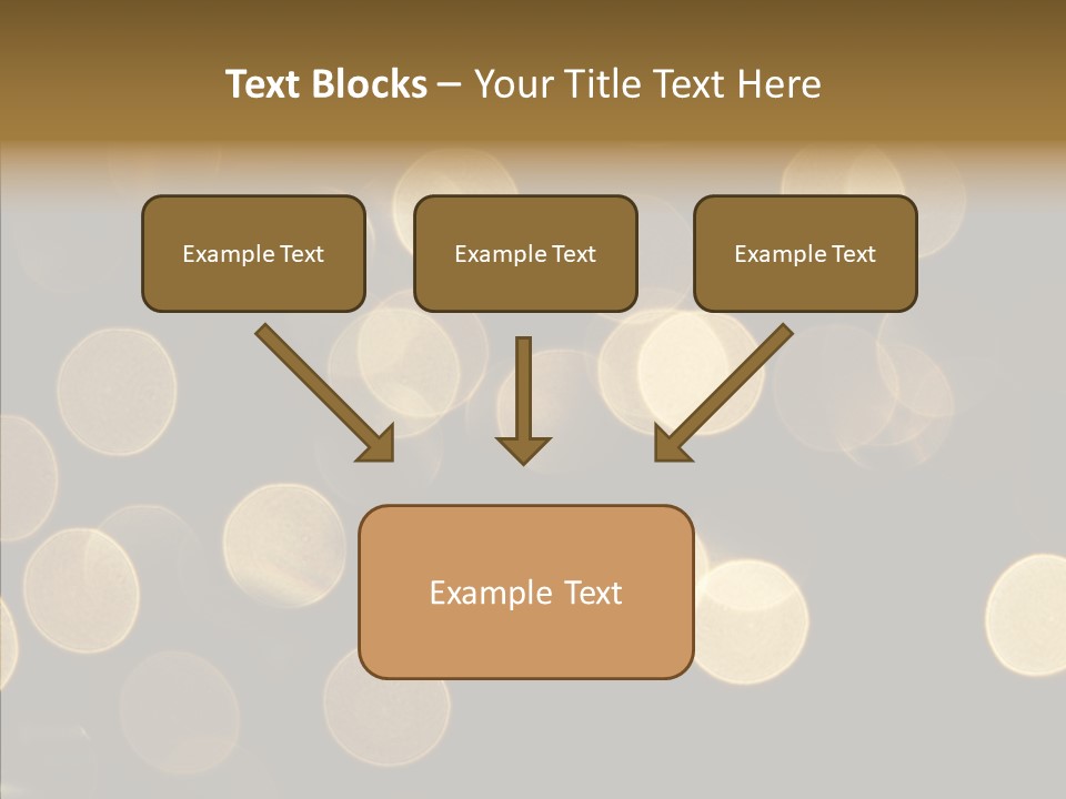 Multicolored Glow Light PowerPoint Template