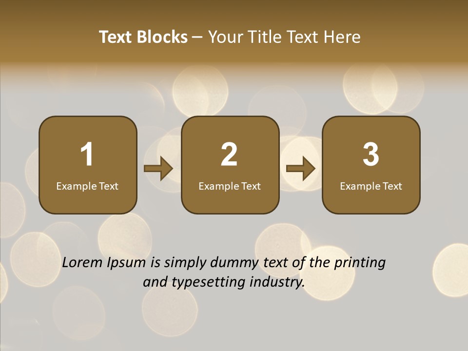 Multicolored Glow Light PowerPoint Template