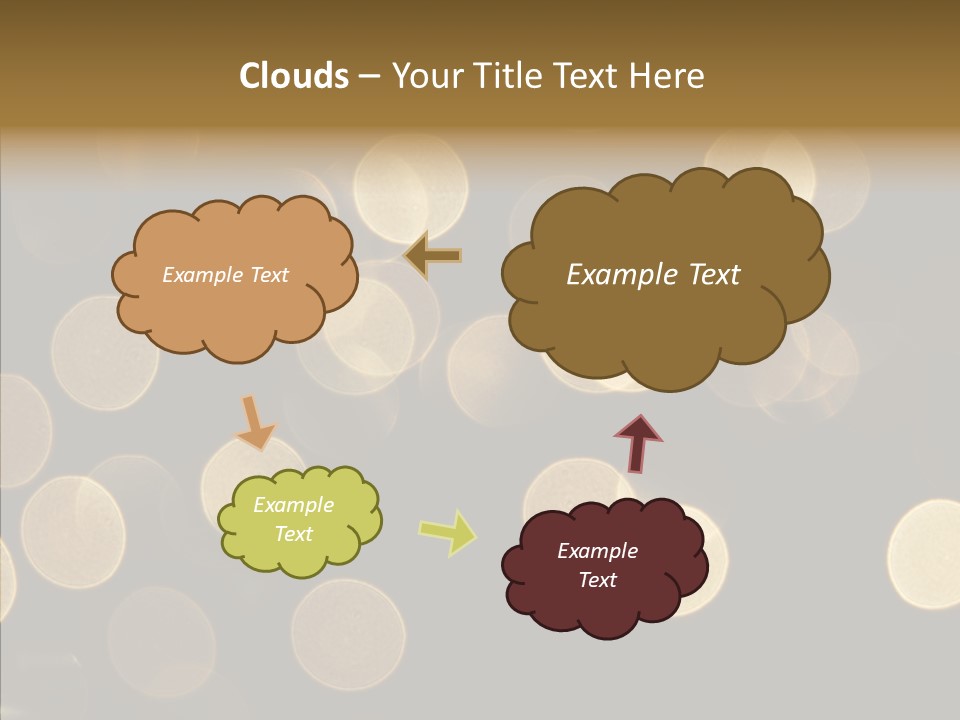 Multicolored Glow Light PowerPoint Template