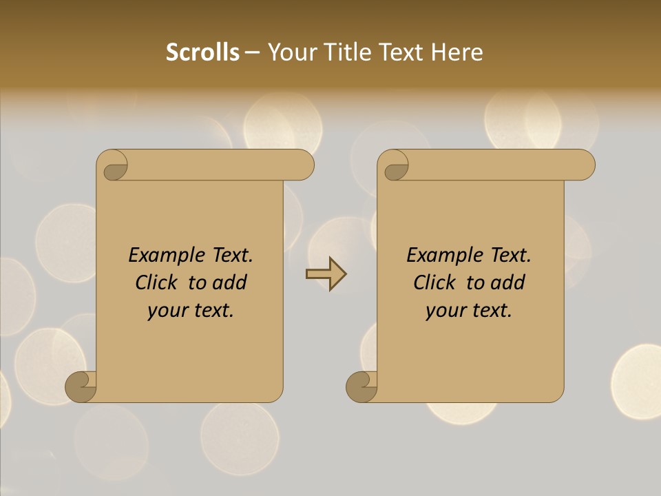 Multicolored Glow Light PowerPoint Template