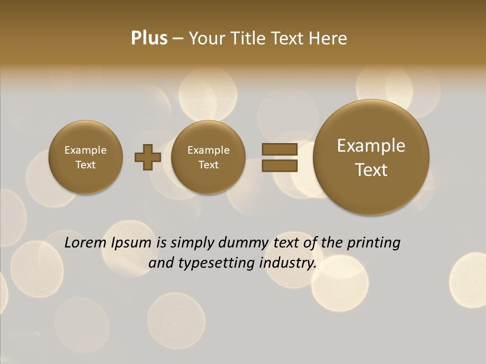 Multicolored Glow Light PowerPoint Template
