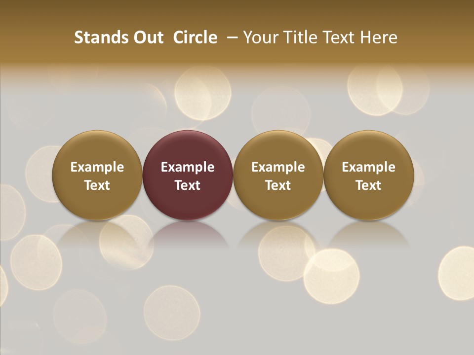 Multicolored Glow Light PowerPoint Template