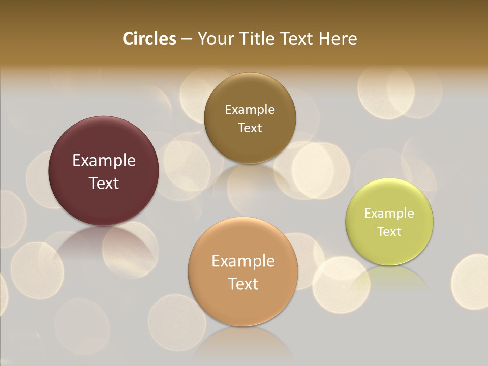 Multicolored Glow Light PowerPoint Template