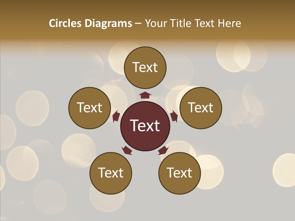 Multicolored Glow Light PowerPoint Template