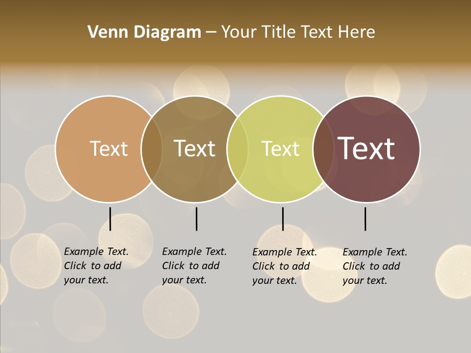 Multicolored Glow Light PowerPoint Template