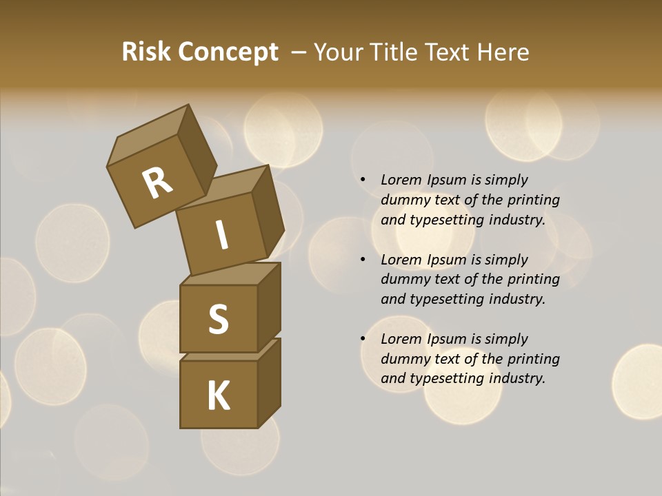 Multicolored Glow Light PowerPoint Template