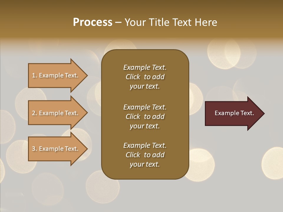 Multicolored Glow Light PowerPoint Template