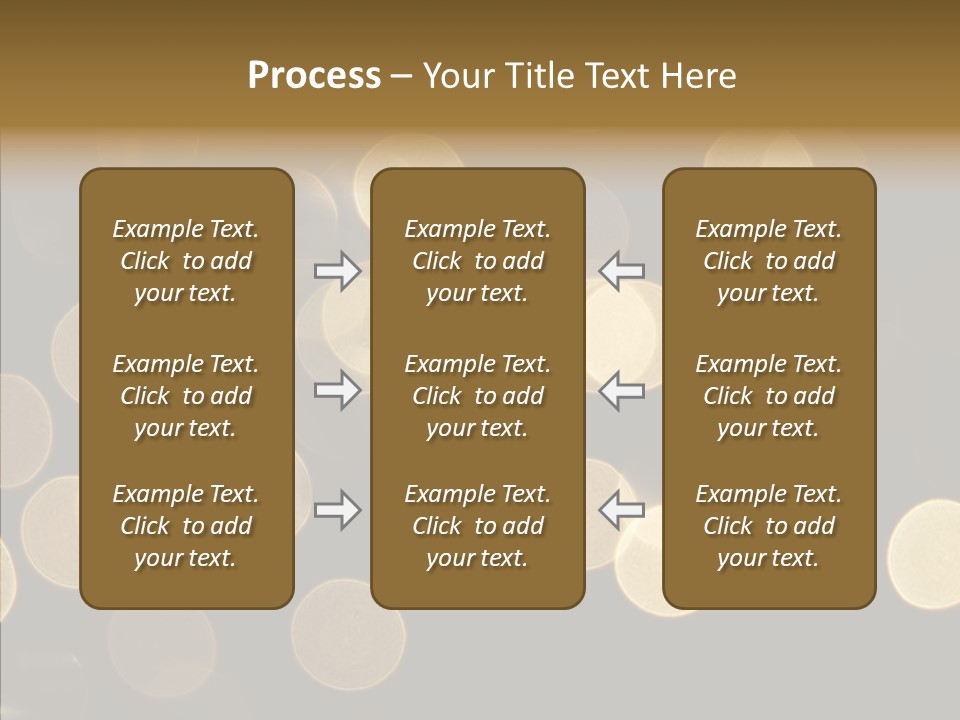 Multicolored Glow Light PowerPoint Template