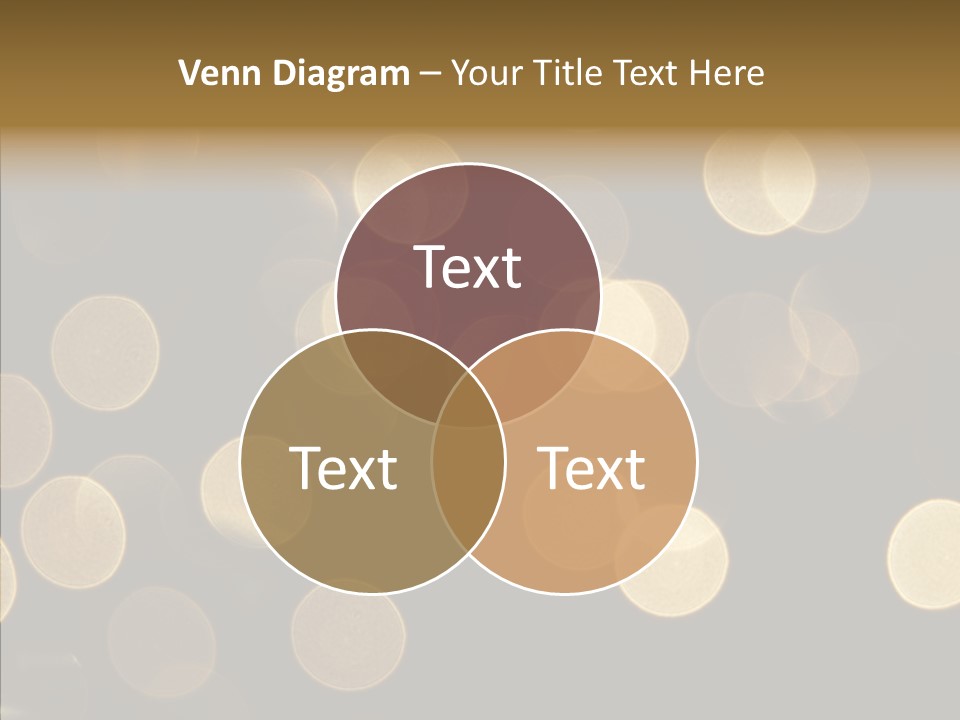 Multicolored Glow Light PowerPoint Template