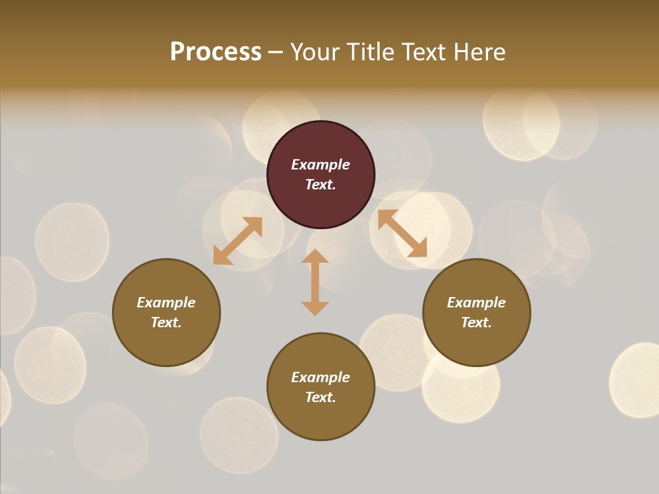 Multicolored Glow Light PowerPoint Template
