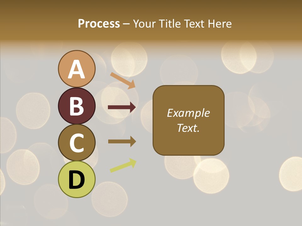 Multicolored Glow Light PowerPoint Template