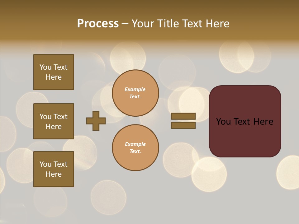 Multicolored Glow Light PowerPoint Template