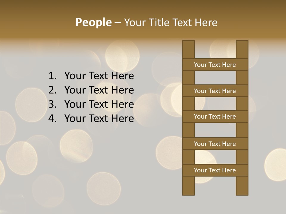 Multicolored Glow Light PowerPoint Template