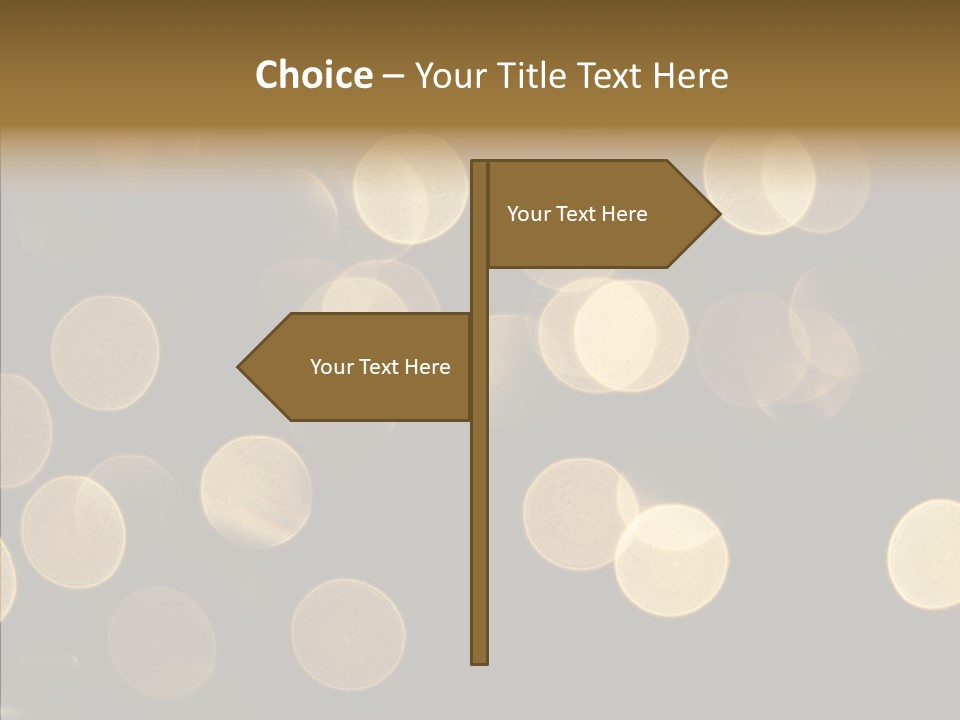 Multicolored Glow Light PowerPoint Template